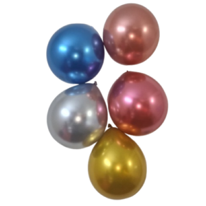 Multi Color Chrome Balloons